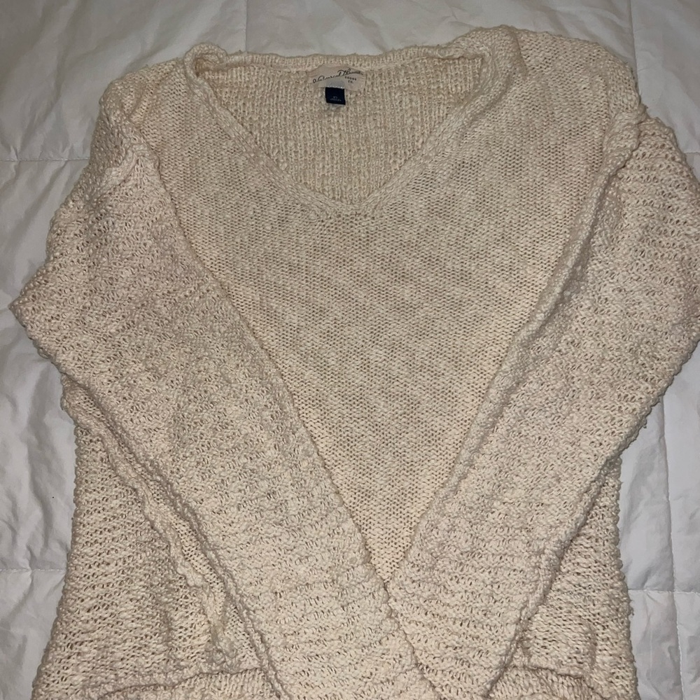 Cozy Cream Knit Sweater